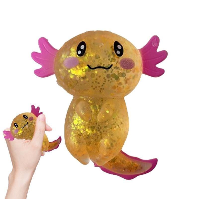 Axolotl Fidget Alívio Do Estresse Brinquedos De Apertar Divertidos E Fofos Para Flexíveis Crianças Adultos Sensoriais