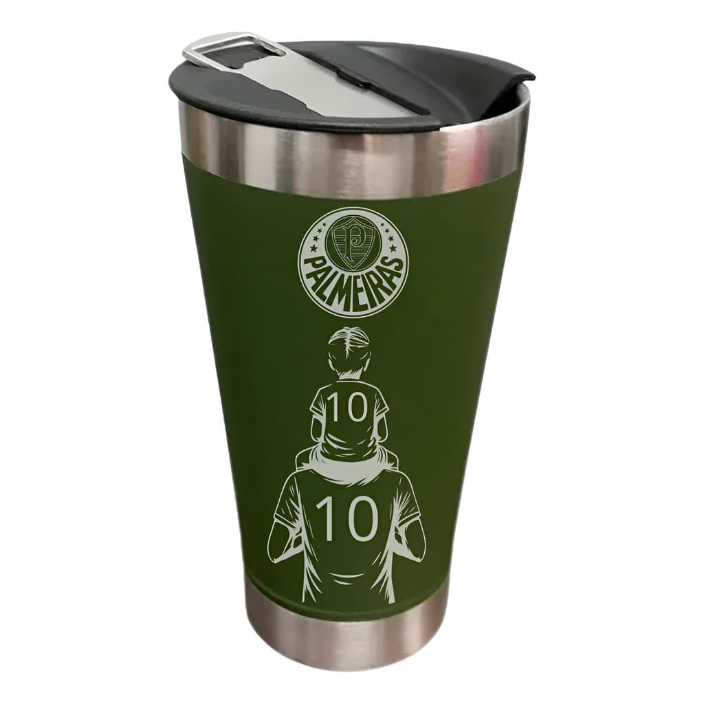 Copo Personalizado Pai E Filho(a) Palmeiras Torcedo 473ml