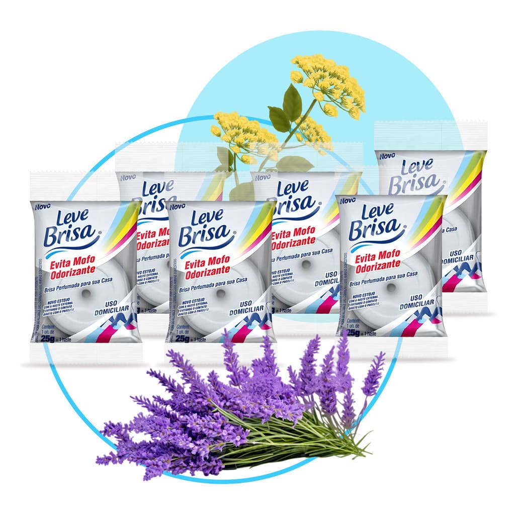 Kit 12, 18, 24 e 30 Pedras Antimofo 25g Perfuma, Elimina Mau Cheiro Protege Ambientes Guarda-Roupas