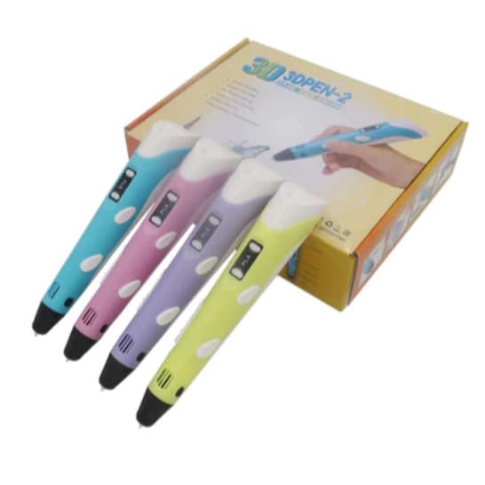Caneta 3D Impressora Manual Infantil e Adulto Com Filamentos DIY Filamento Plastico Seguro Para Crianças-ANG