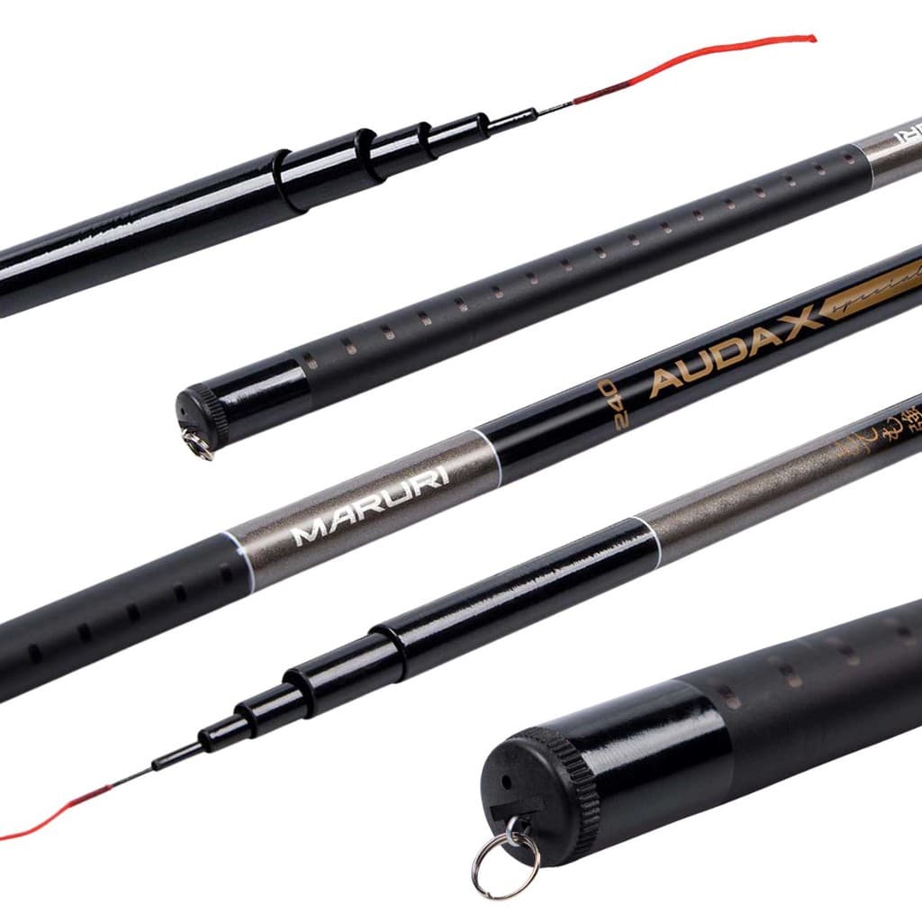 Vara Telescópica de Pesca Mão Fibra de Vidro Maruri Audax escolha o tamanho