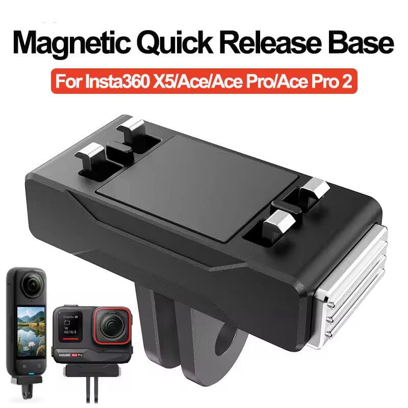 Base De Adaptador Magnético De Liberação Rápida , Montagem Para Insta 360 Ace Pro 2 X5 , Suporte De , Acessórios Câmera