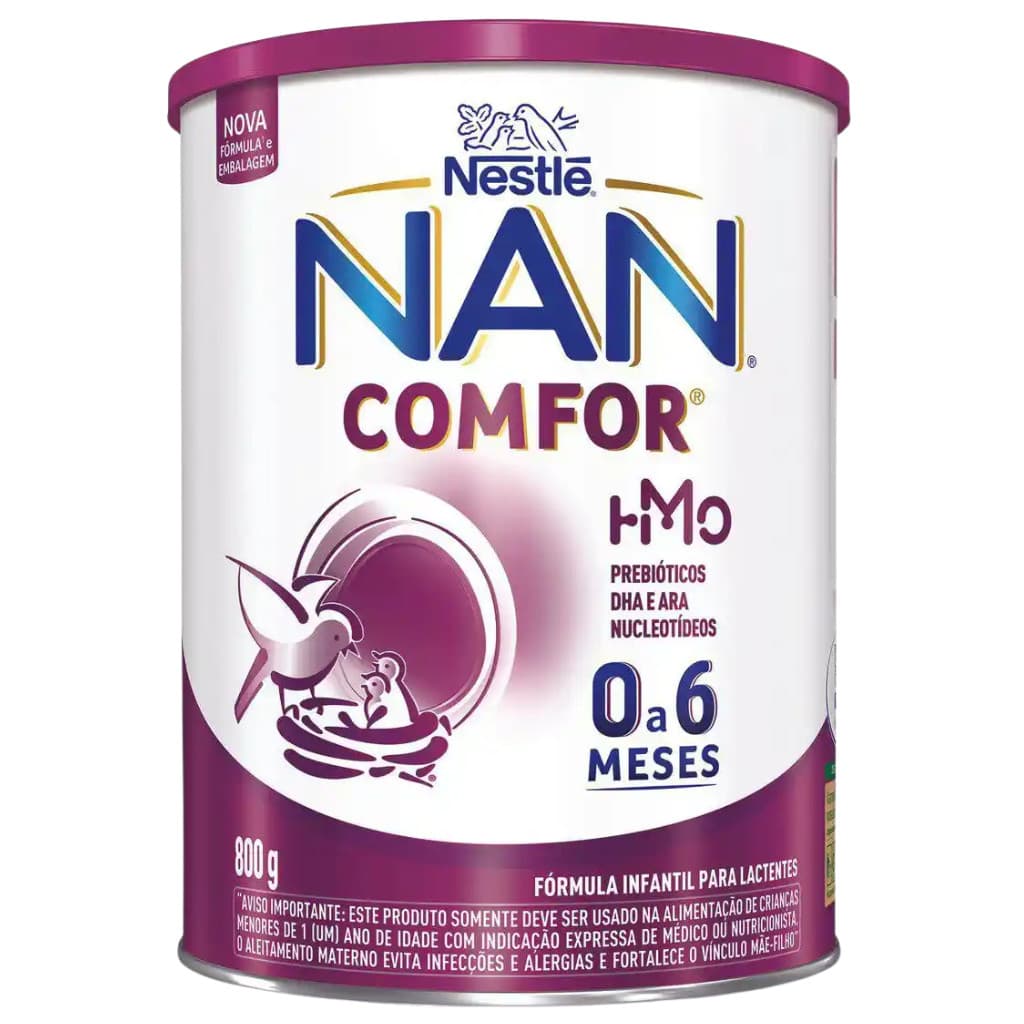 Fórmula Infantil Nestlé NAN Comfort 1 – 0 a 6 meses 800gr