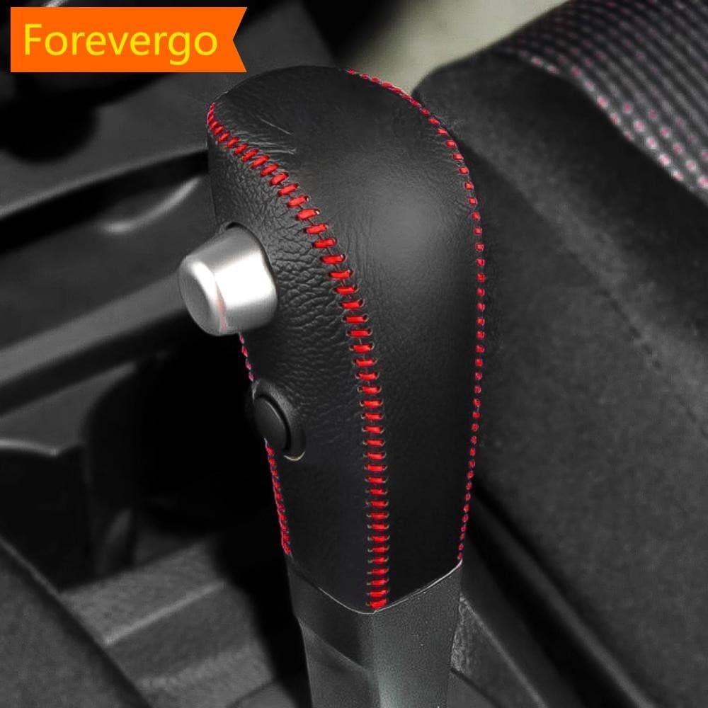 forevergo Capa De Couro Para Botão De Mudança De Marcha , Proteção Nissan Tiida Livina Sentra Sylphy Bluebird 2006-2010 
