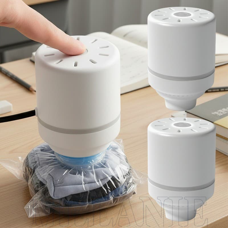 Bomba De Vácuo Elétrica-Compressão A Ar Com Plugue De Saco De Armazenamento-Bolsa De Roupas Sucção Forte-Dispositivo De 