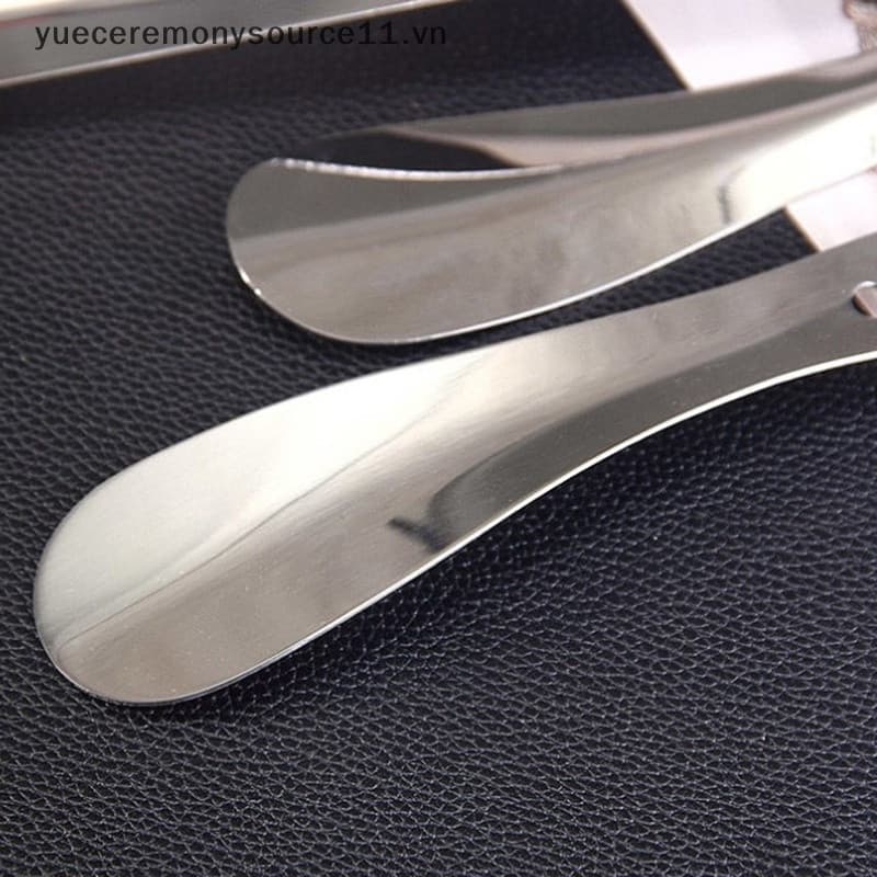 Ypdys 1 Peça Profissional De Aço Inoxidável 14.5 Cm Calçadeira De Metal Ferramentas Para Levantar Sapatos .