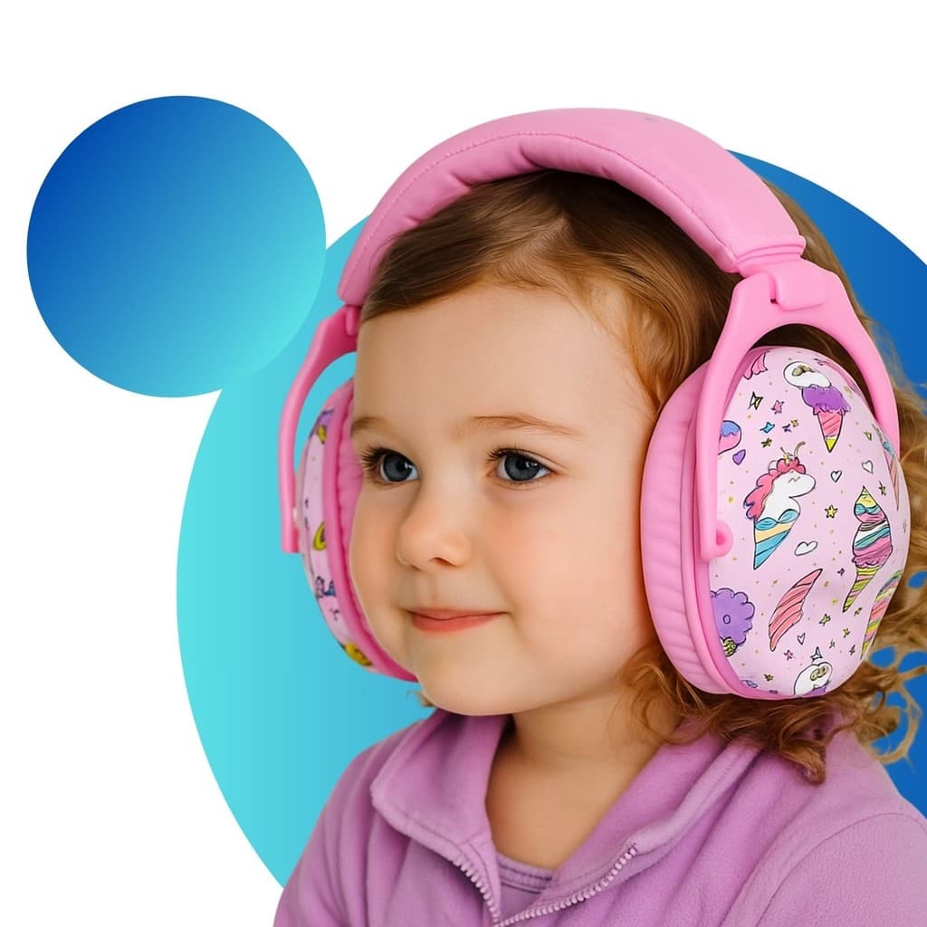 Abafadores de Som Macios Tranquilidade para Bebês e Crianças