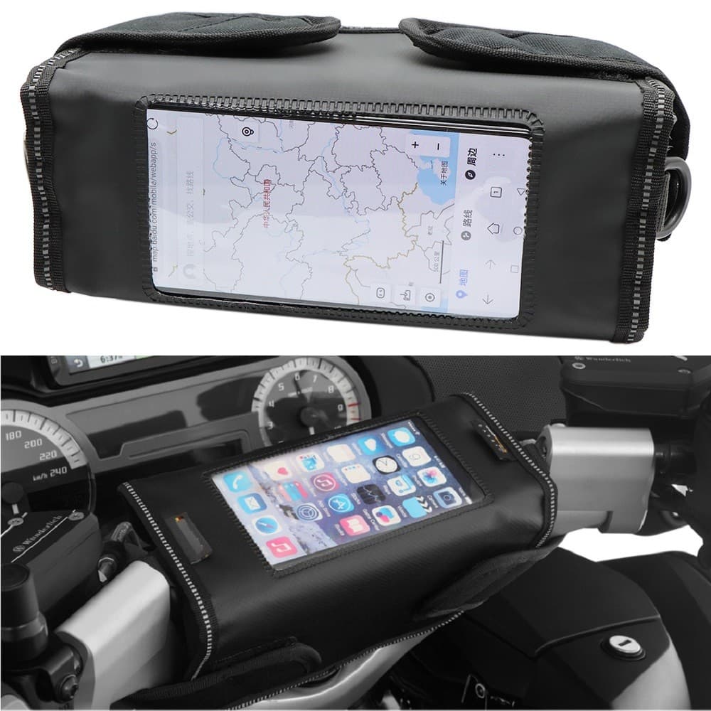 Guiador Da Motocicleta À Prova Dwaterproof Água Ferramenta De Reparo Viagem Saco Armazenamento Para BMW K1600 GT/GTL , R