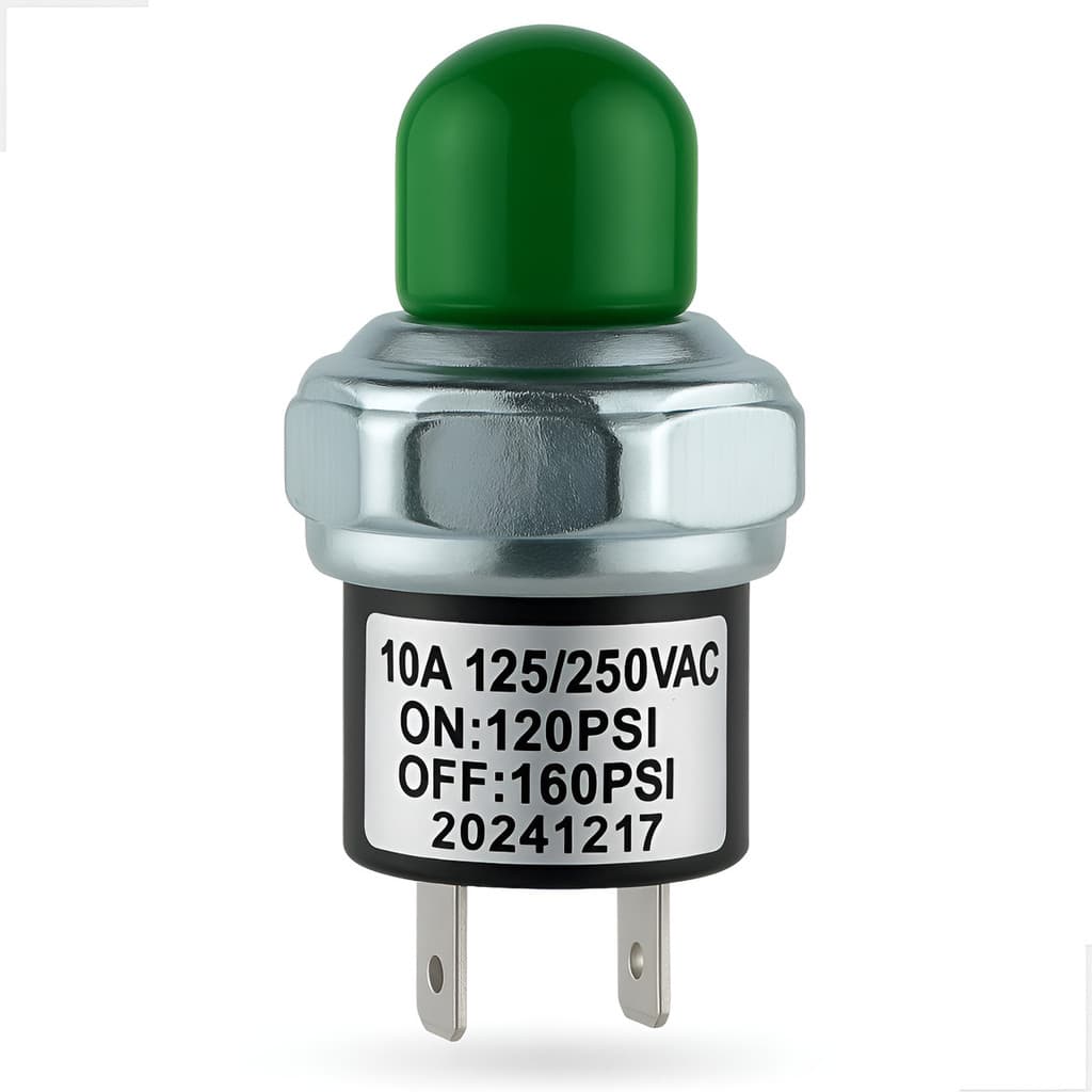 Pressostato Cebolinha 1/4 NPT Automotivo 120-160 PSI Liga/Desliga Compressor Suspensão Ar