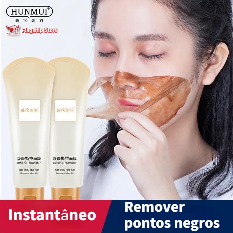 【Original】Máscara de Arranque HANLUNMEIYU - Remover Cravos, Limpar Poros e Hidratar