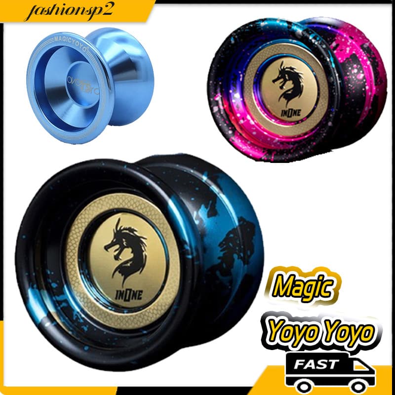 Competição-Nível Sono Yo-yo Fantasia Metal Yoyo Liga De Alumínio Legal Modelo Profissional Com Super Rolamento