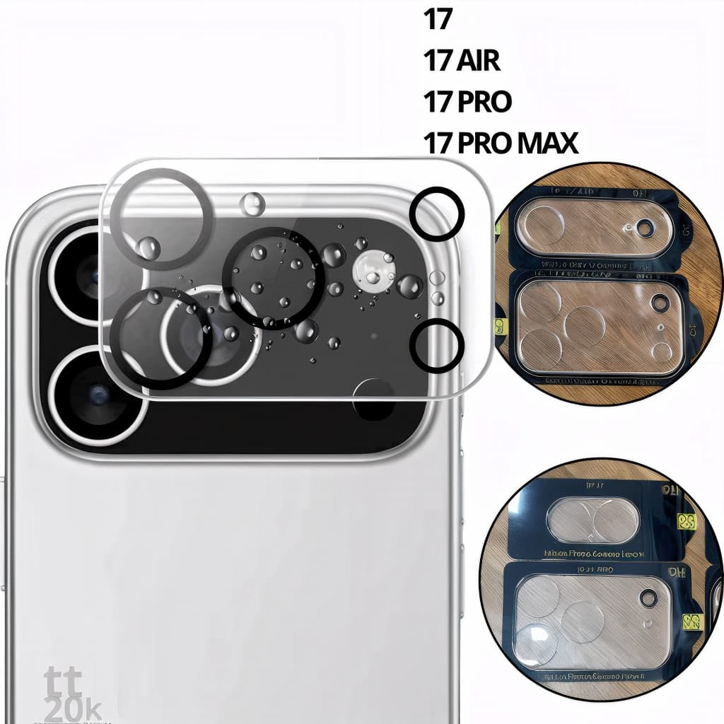 Pelicula De Camera Para Iphone 17 Vidro Temperado Ultra Glass Transparente Todos Modelos Facil Aplicação