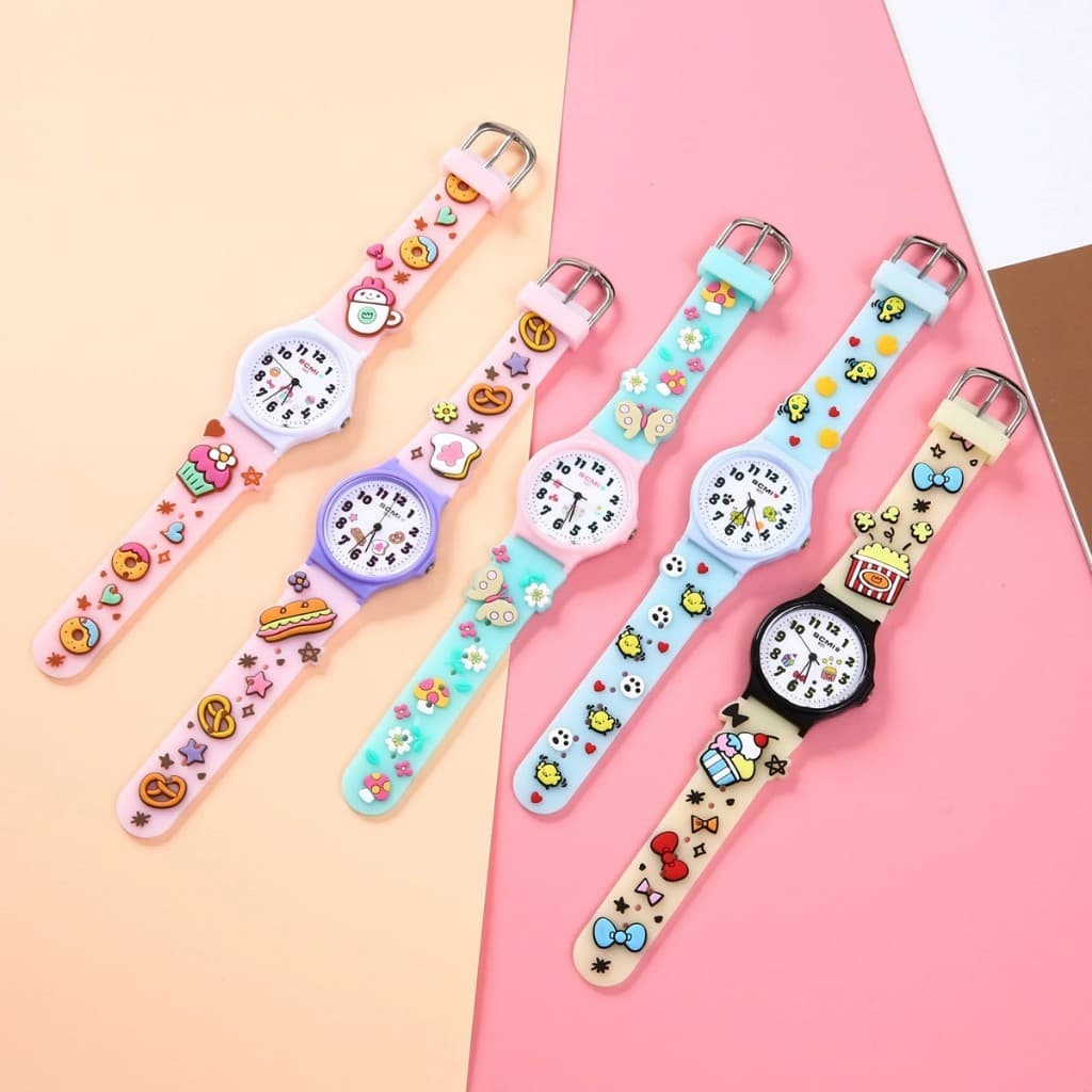 Relógio Infantil  3D Sanrio À Prova D'água De Fofo Kuromi Melody