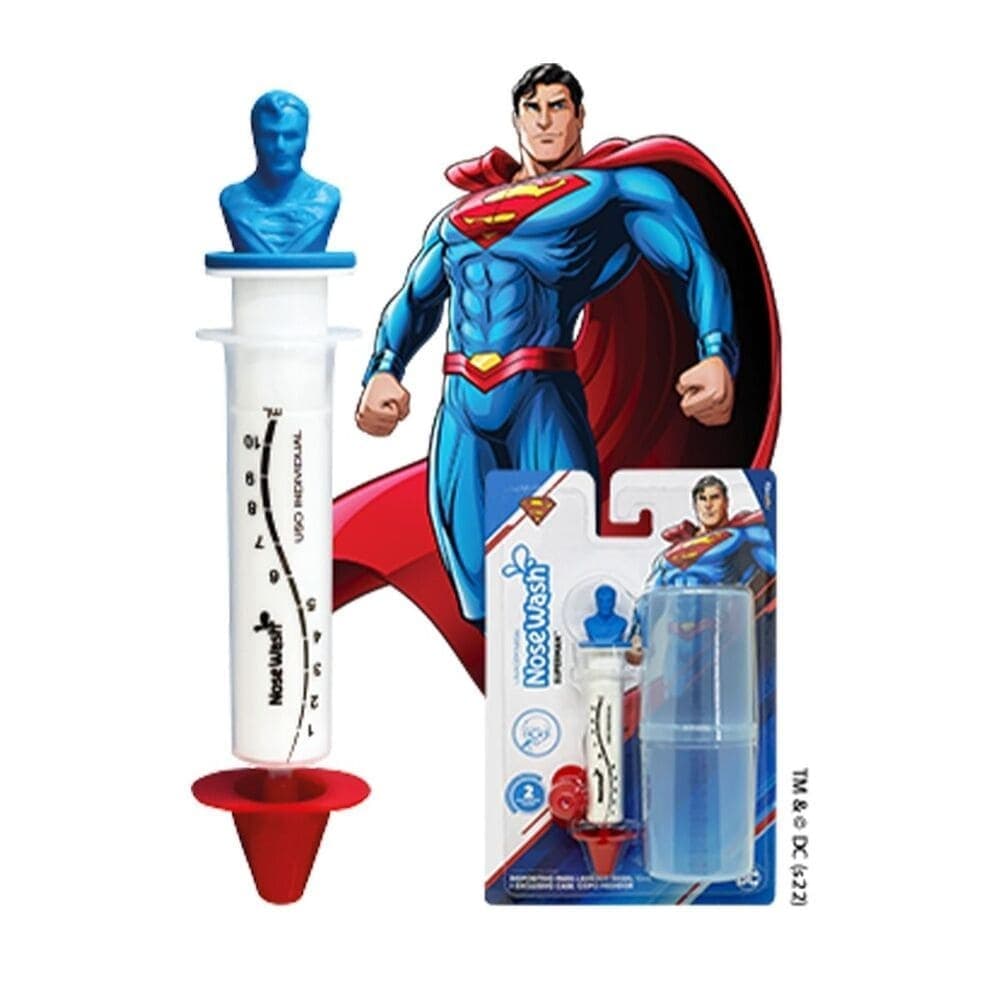 Nosewash Superman Dispositiv Lavagem Nasal Infantil + Estojo