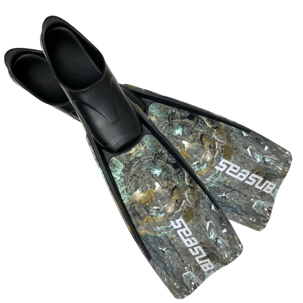 Nadadeira Seasub Velox Camuflada - Pé De Pato - Mergulho