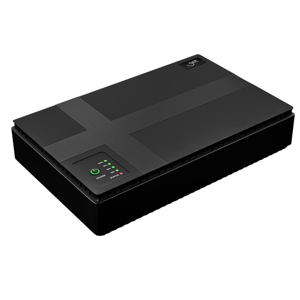 Mini Nobreak UPS Get 18W Bivolt 9/12/15/24V Bateria 10400mAH