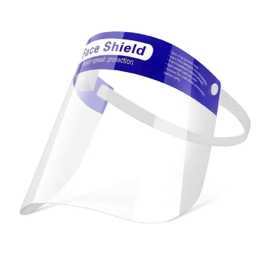 Protetor Máscara Facial Face Shield Transparente Reutilizável Proteção Pra Gripe e Vento