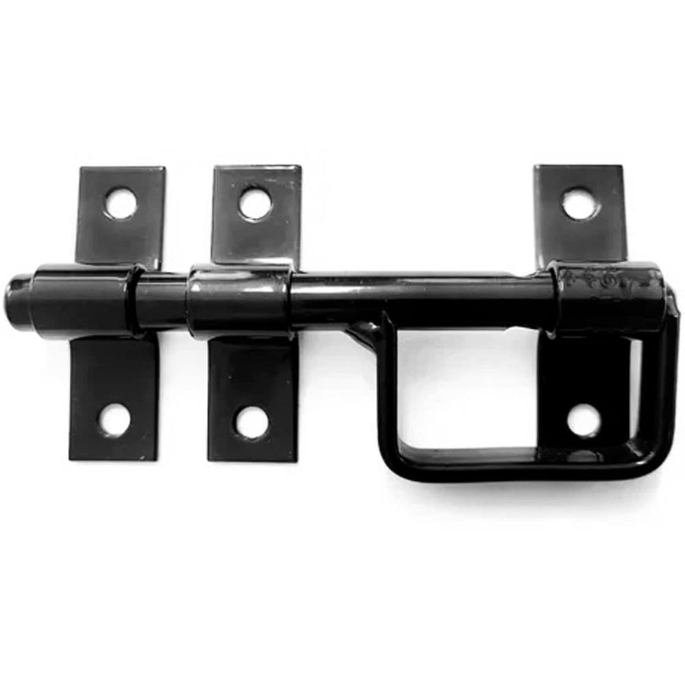Ferrolho Trinco c/ Alça Forsul Preto N.2 p/ Portão e Porteira - 15cm