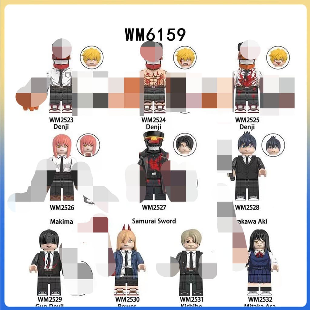 Presentes Infantis Brinquedos De Montagem Série anime Blocos De Construção Figuras Modelo