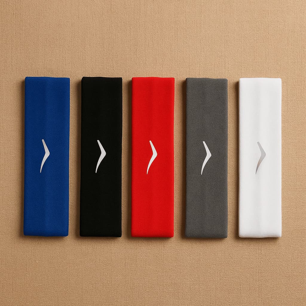 Kit com 2 testeiras anti suor faixa para cabelo envio em 24h esportes fênix