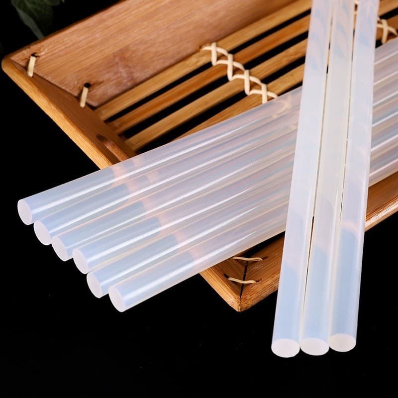 Kit 30 unidade Bastao Cola Quente Refil Profissional Transparente Fina 11mm x 18cm