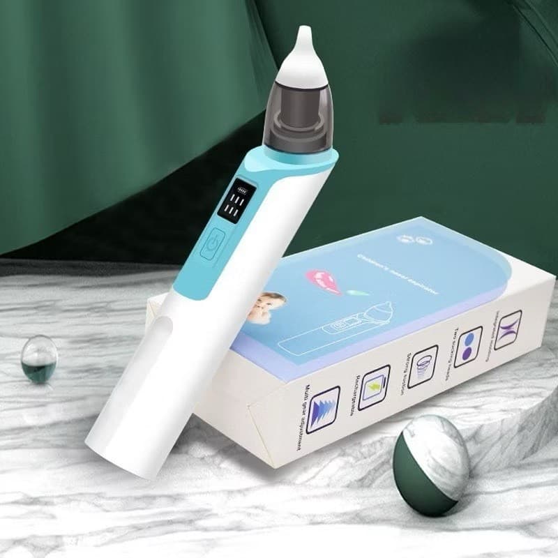 Aspirador Nasal Recarregável Para Bebês Silicone Ajustável Sucção Elétrica Crianças