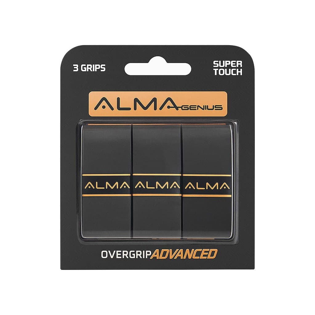 Overgrip Advanced Profissional 3 Unidades Preto Alma Genius
