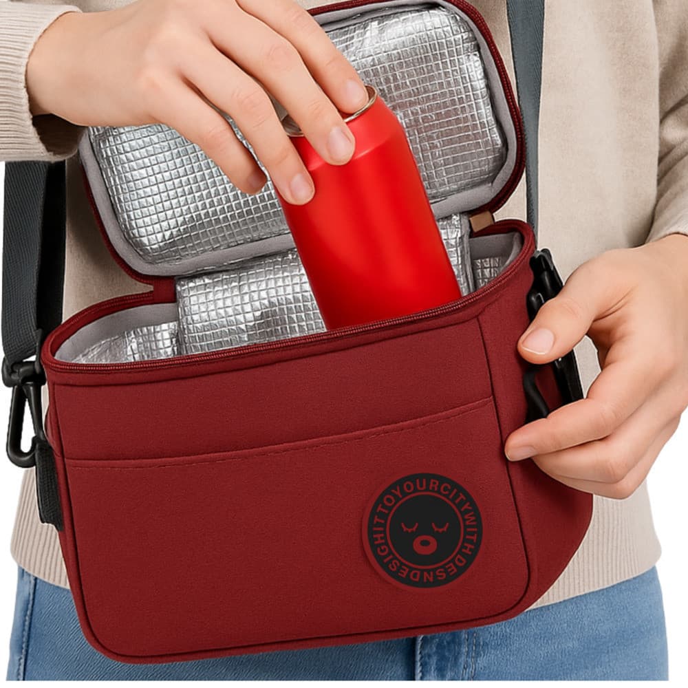 bolsa térmica grande unissex para marmitas e passeio 8 litros impermeavel