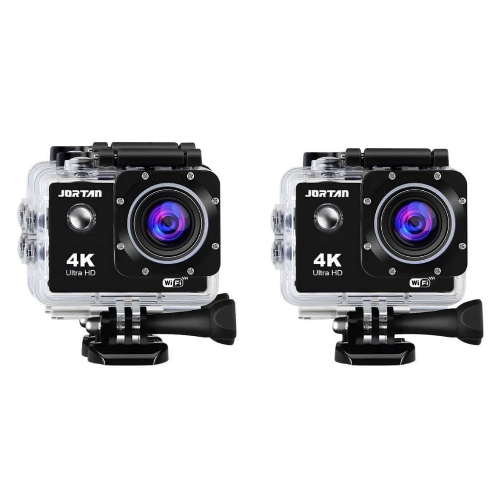 Kit 2 Câmera WIFI esportiva Full HD 4K à prova d'água