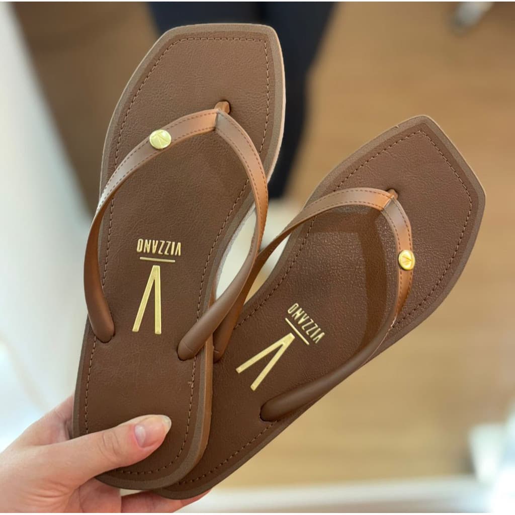 Chinelo Rasteirinha Confortável Original Antiderrapante -Vizzano