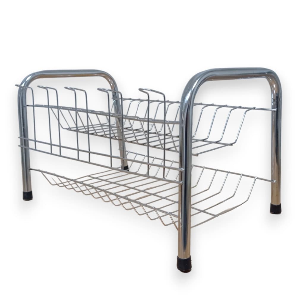 Escorredor Duplo Luxo 5 copos 11 pratos Reipam