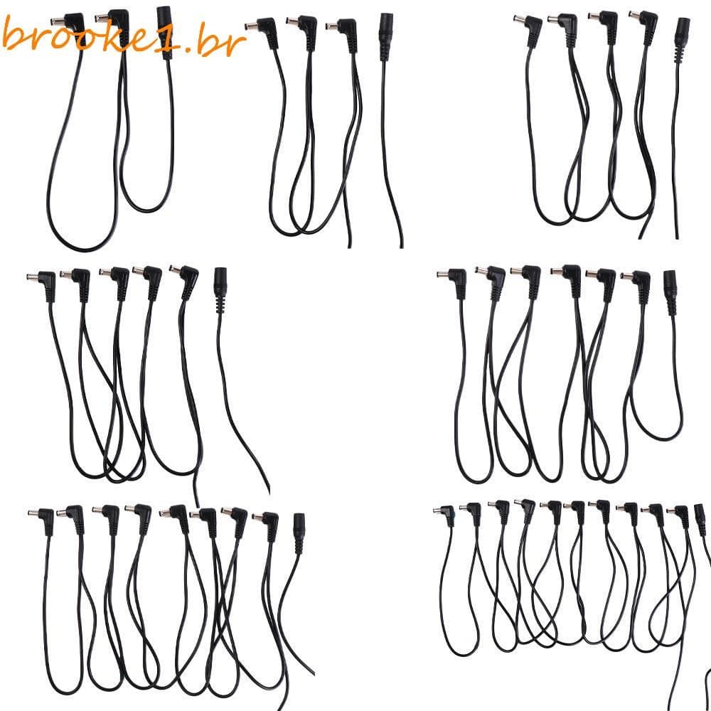 Cabo De Alimentação Para Pedal De Guitarra BROOKE1 , 1 A 2 3 5 6 8 10 Maneiras 9V DC Daisy Chain Cable , Corrente De Cob