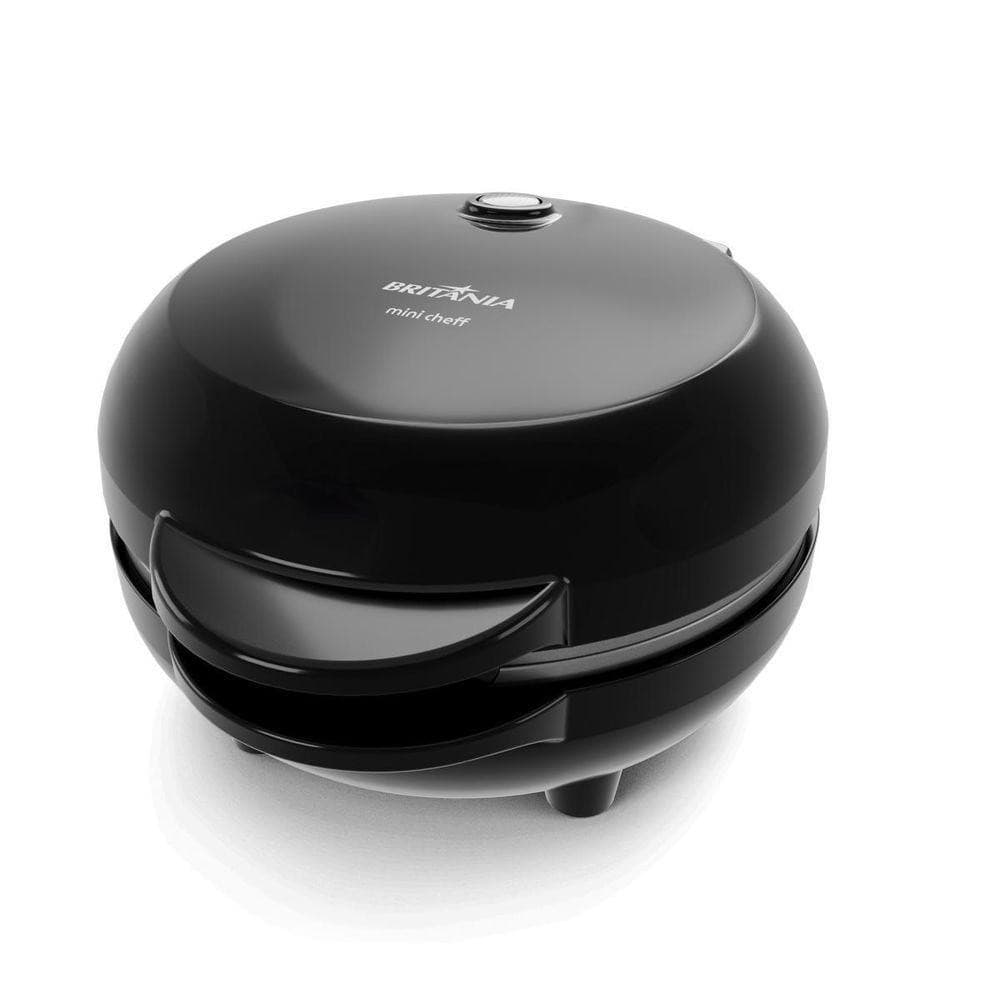 Mini Grill E Sanduicheira Britânia 550W Chapas Lisas BGRE03A 220V