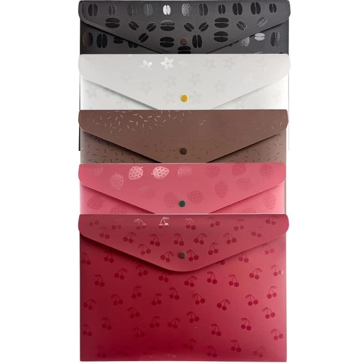 Envelope C/ Botão A4 Aromas 0015 DELLO