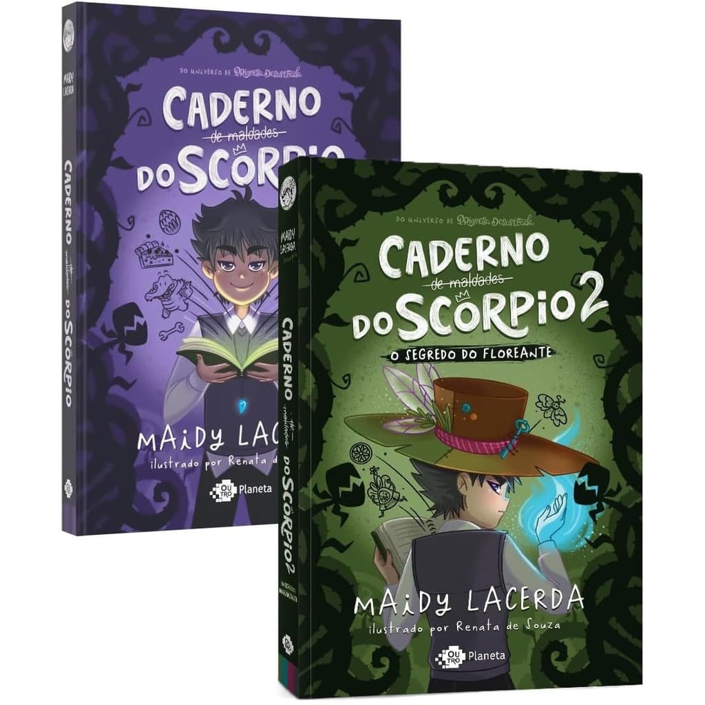 Kit O caderno de maldades do Scorpio 1 e O caderno de maldades do Scorpio 2 - O segredo do Floreante