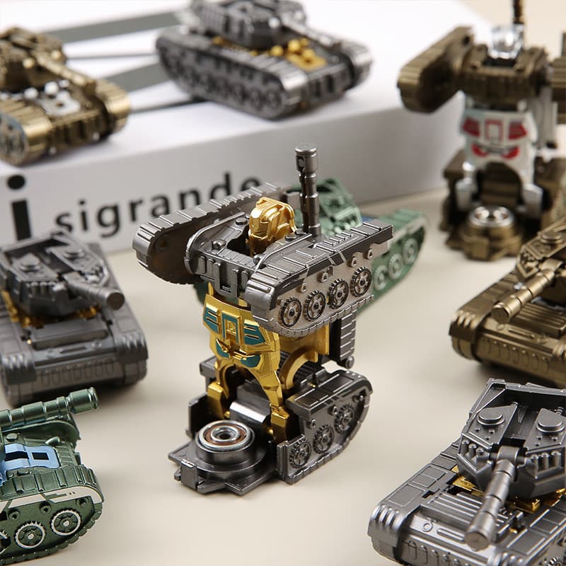 Deformação tanque fidget spinner brinquedo de descompressão carro rotativo brinquedo das crianças fidget spinner