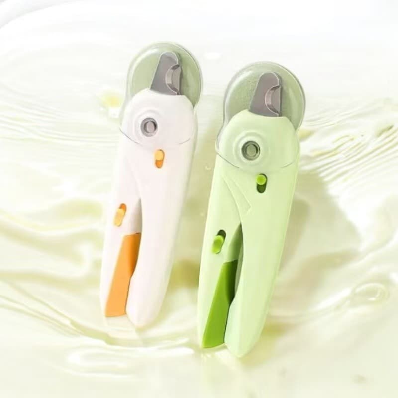 Cortador De Unhas Para Cães e Gatos Kit Alicate e Lixa Com Luz de Led Tesoura Completa