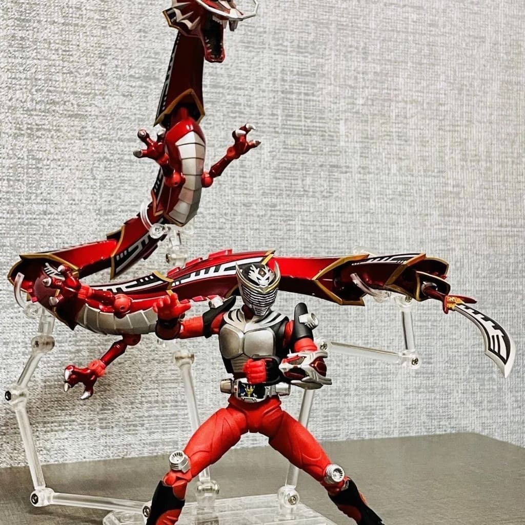 [Em Estoque] KO Kamen Rider Ryuki SHF Ryuki, Besta Dragão de Contrato Incomparável, Modelo Articulado, Modelo Dragão Ver