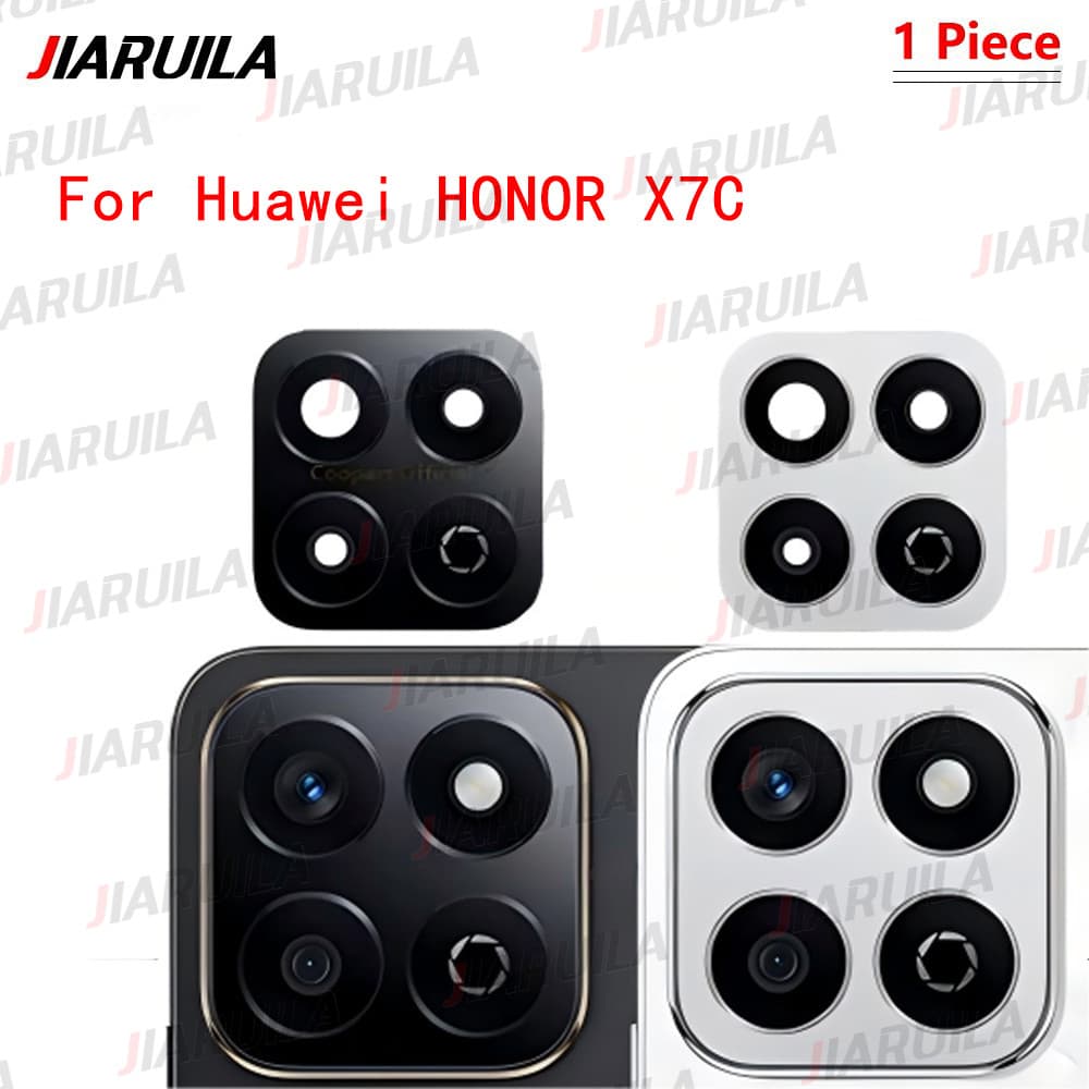 Lente De Vidro Para Câmera Huawei HONOR X7C , Traseira Com Reparo De Substituição De Cola