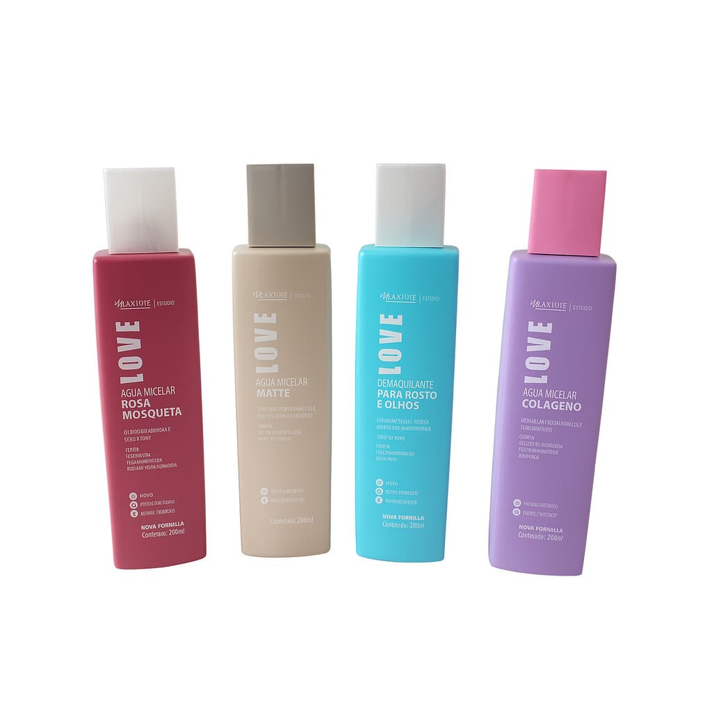 Tônico e Água Micelar Love Max Love – Limpeza, Hidratação KitSkin Care