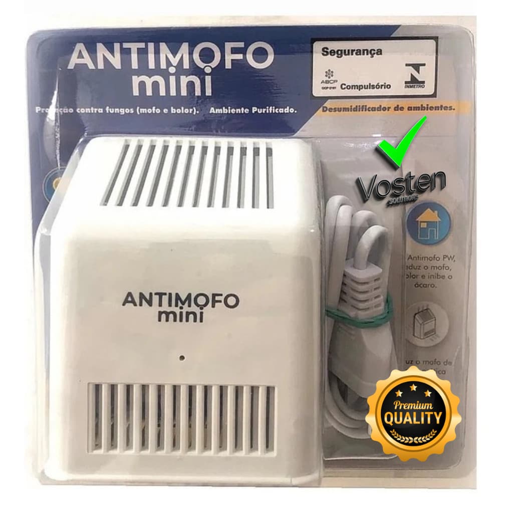 Antimofo de Ambiente Desumidificador Anti Ácaro e Fungos - Silencioso - 110V - 220V - Envio Imediato