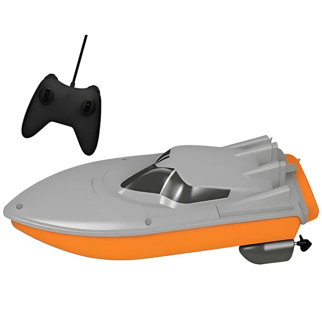 Lancha Barco Controle Remoto Total Racing 25cm Pilha Brinquedos