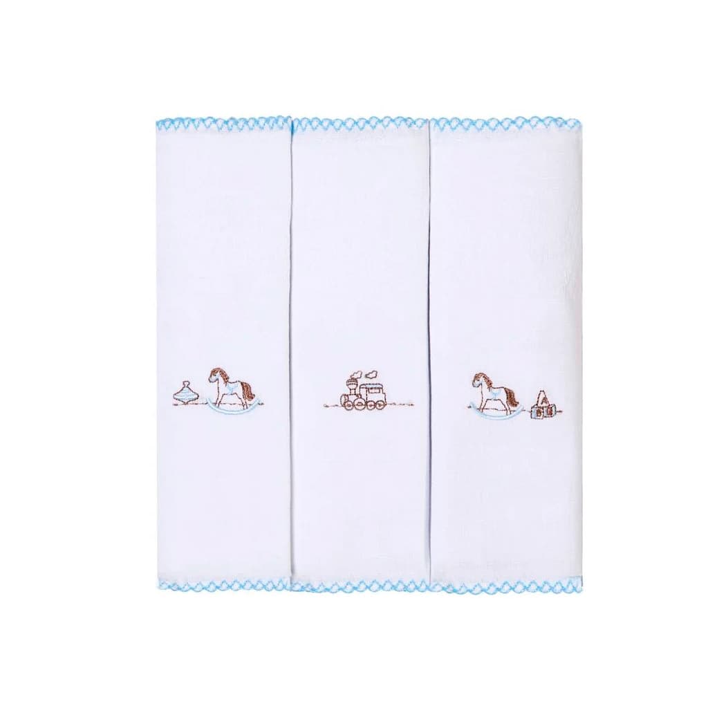 FRALDA BORDADOS KARINHO - Cavalinho de Madeira