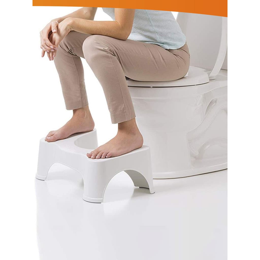 Banquinho Auxiliar Suporte Cócoras Apoio De Pé Vaso Sanitário  Nano Shop