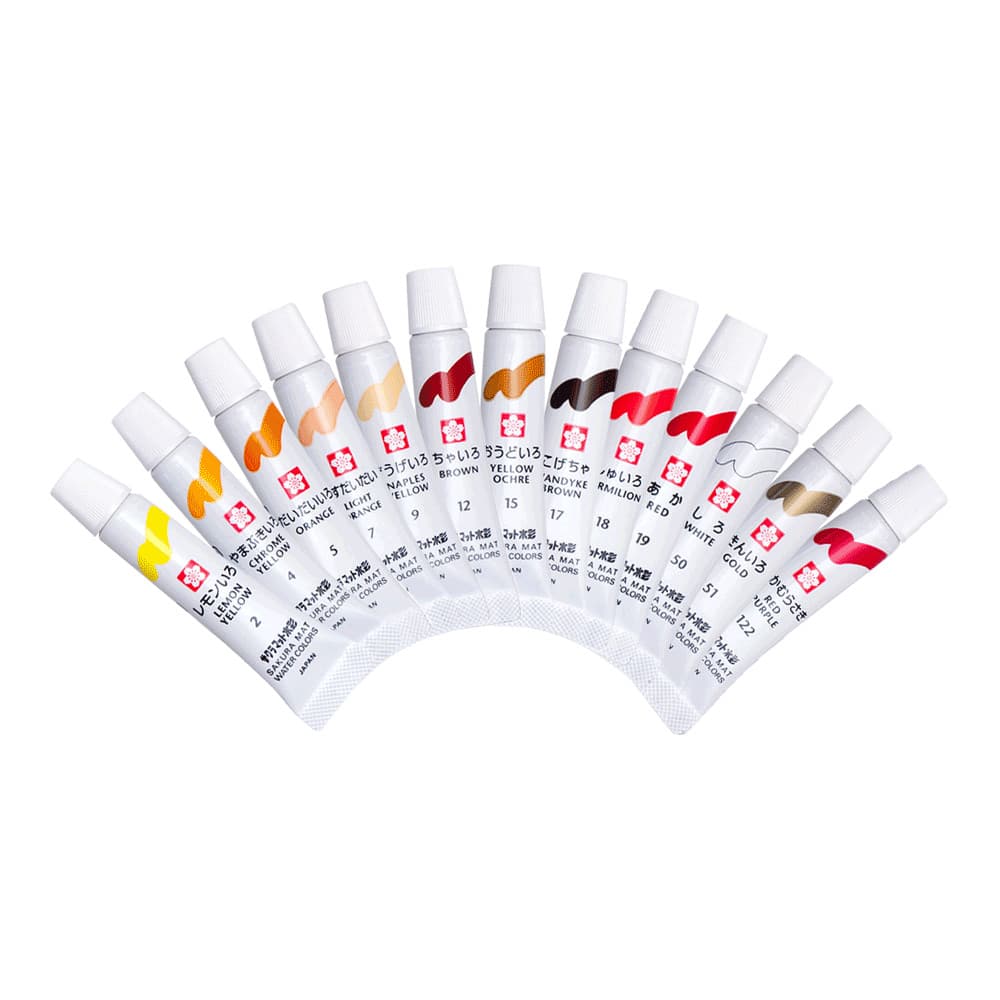 Tubo de tinta aquarela 5ml - Sakura