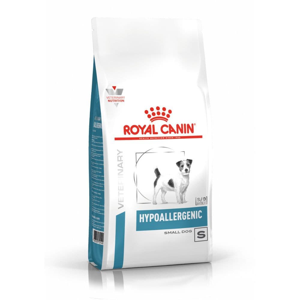 Ração Seca Royal Canin Veterinary Hypoallergenic Small Dog 2kg – Cães Pequenos com Alergia Alimentar