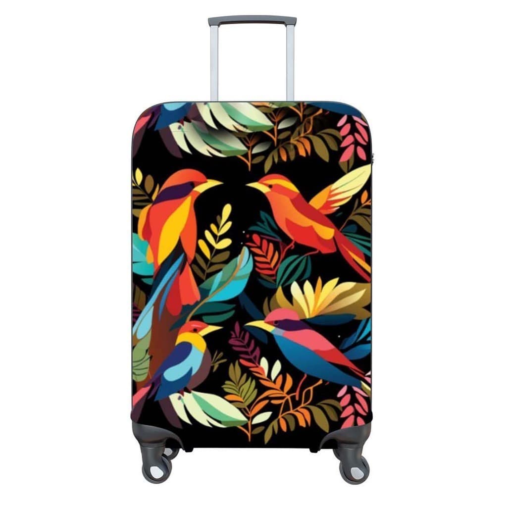 Capa para Mala de Viagem Estampada Malha Suplex Resistente Protetora Segura Bagagem Protegida