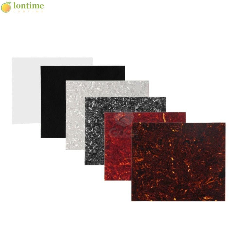 LONTIME Folha Em Branco De Pickguard De Guitarra , Adesivo De Decoração Colorida DIY , Película Protetora Fina