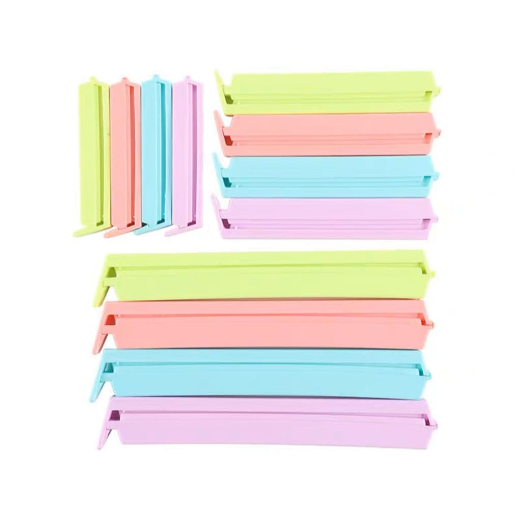 Oferta Conjunto Pregador 12 Uns Protetor De Embalagens Prendedor Prendedores Universal 3 Tamanhos