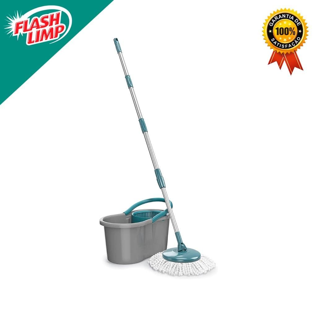Mop FIT Giratorio, balde com 8 litros, MOP5010 , Flash Limp